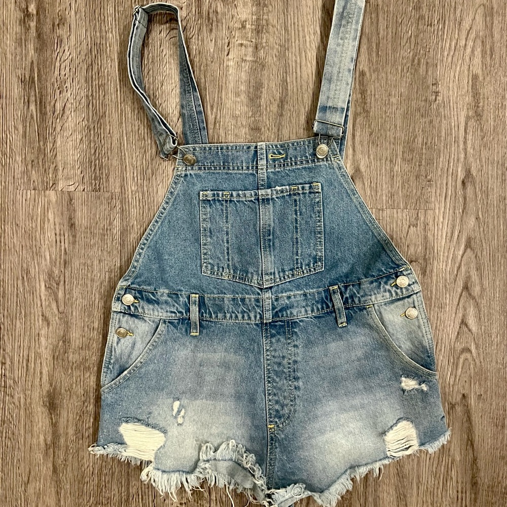 Free People June Shortalls Overall Shorts